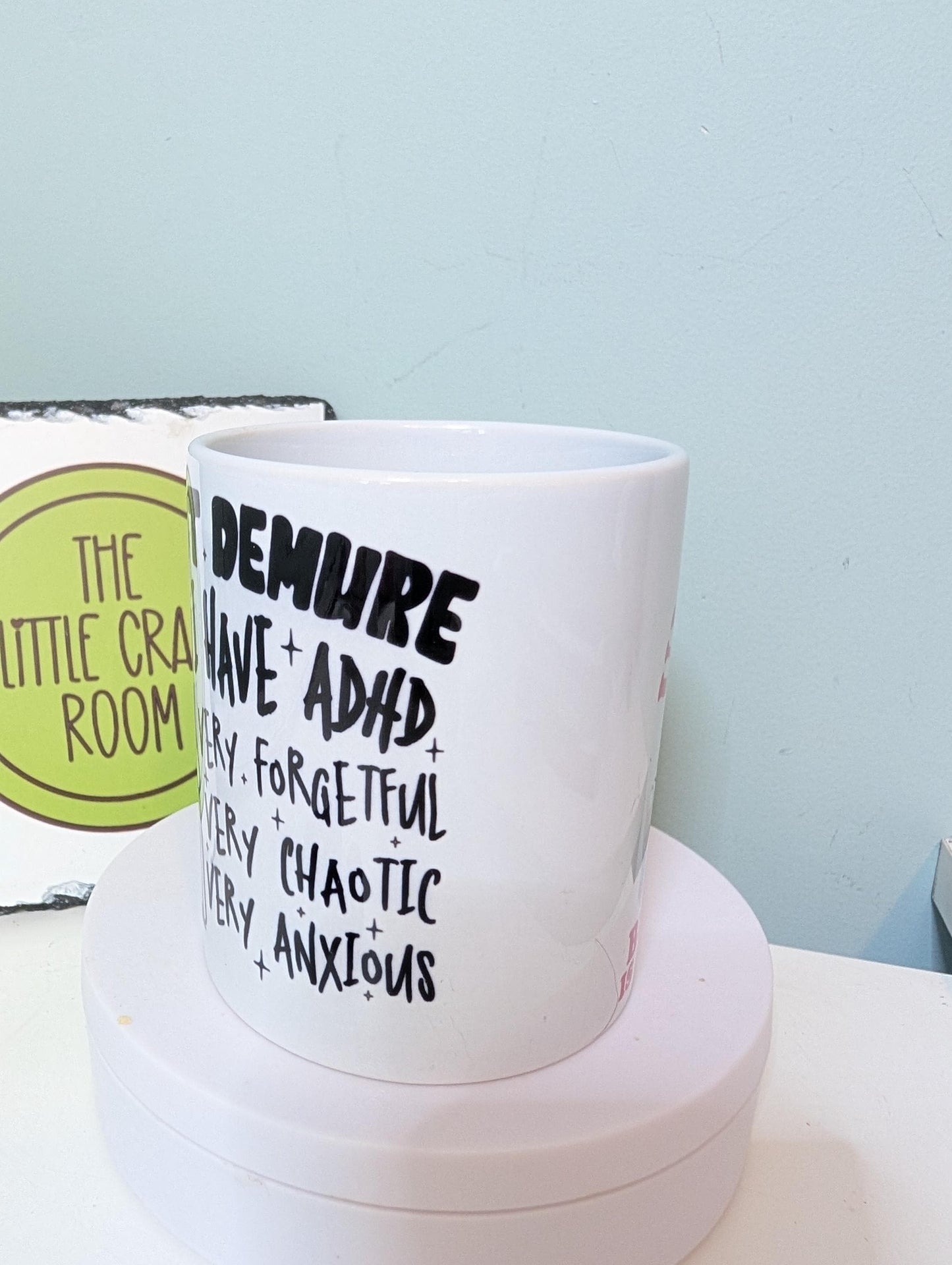 Funny ADHD Mug: Neurodivergent Humor Coffee Cup