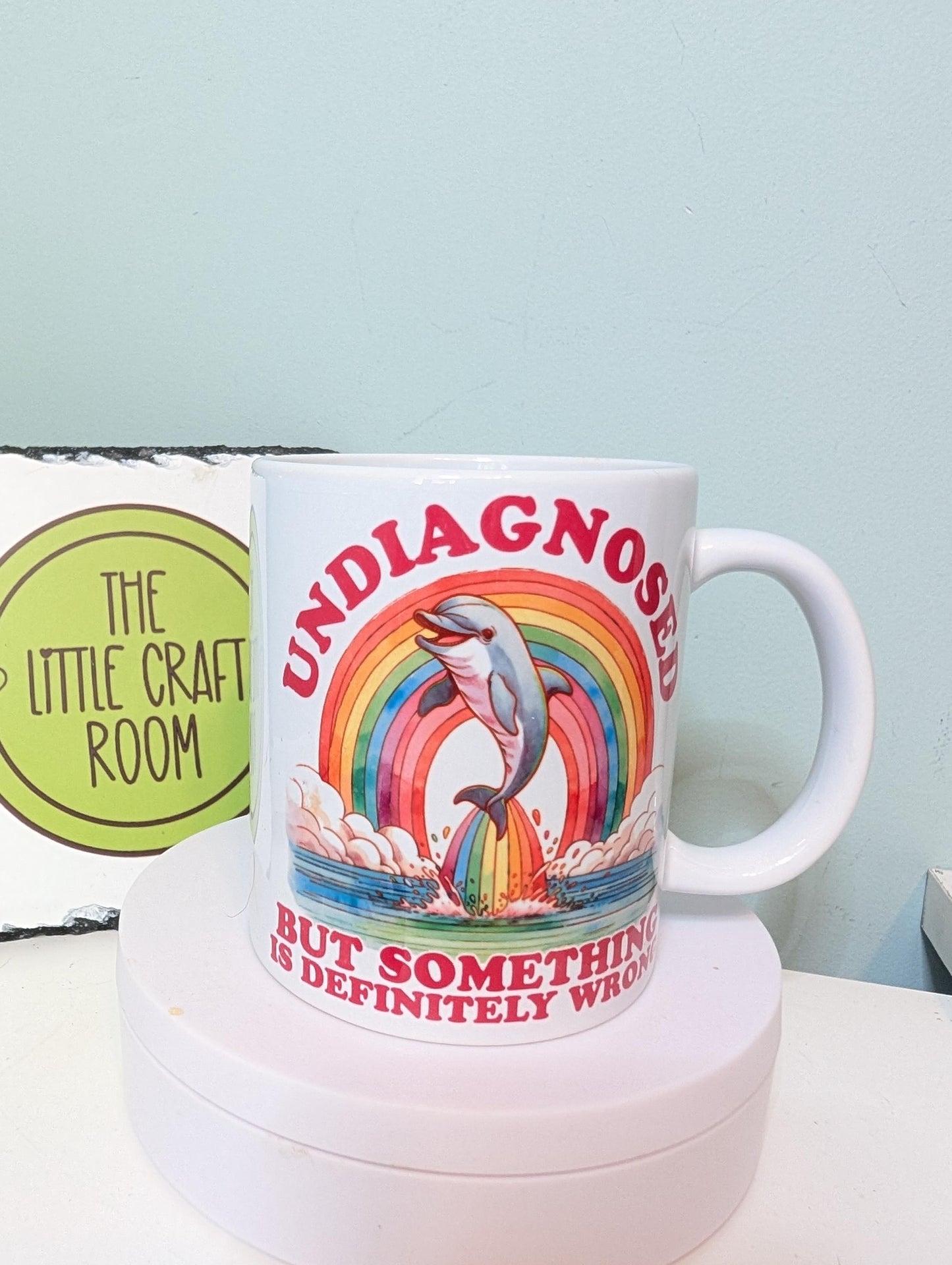 Neurodivergent Humor Coffee Mug: Easily Distracted ADHD Brain Joke