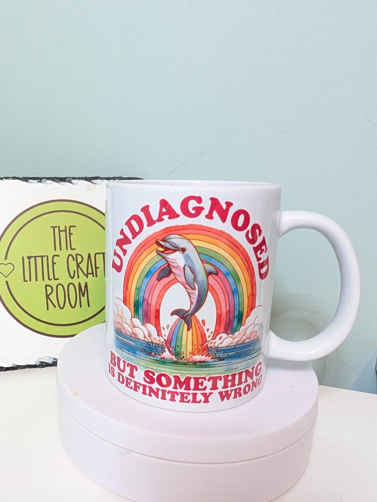 Neurodivergent Humor Coffee Mug: Easily Distracted ADHD Brain Joke