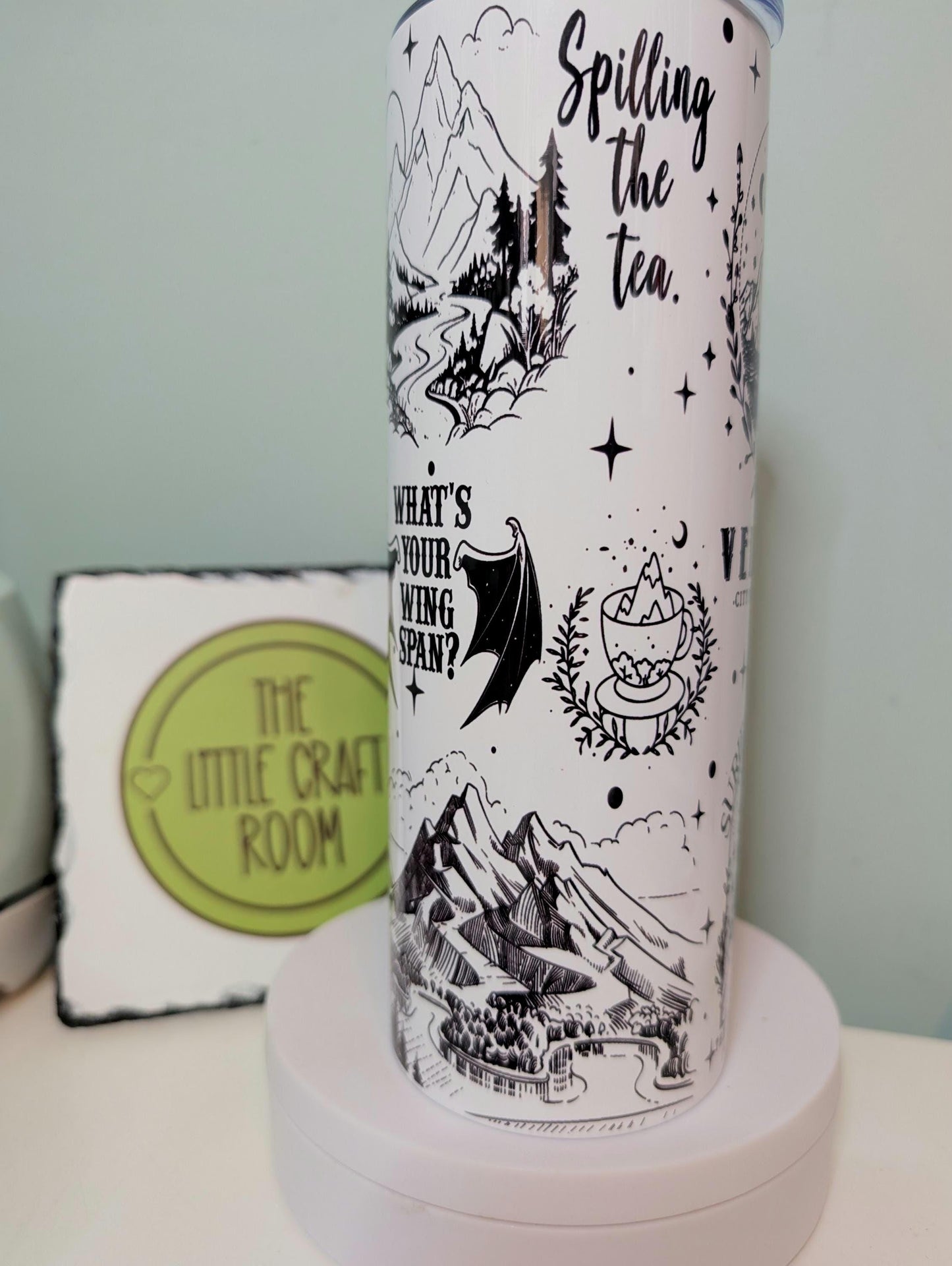 ACOTAR Velaris Tumbler: Night Court Stainless Steel Cup