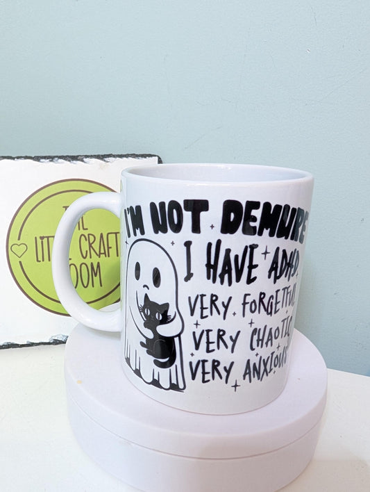 Funny ADHD Mug: Neurodivergent Humor Coffee Cup