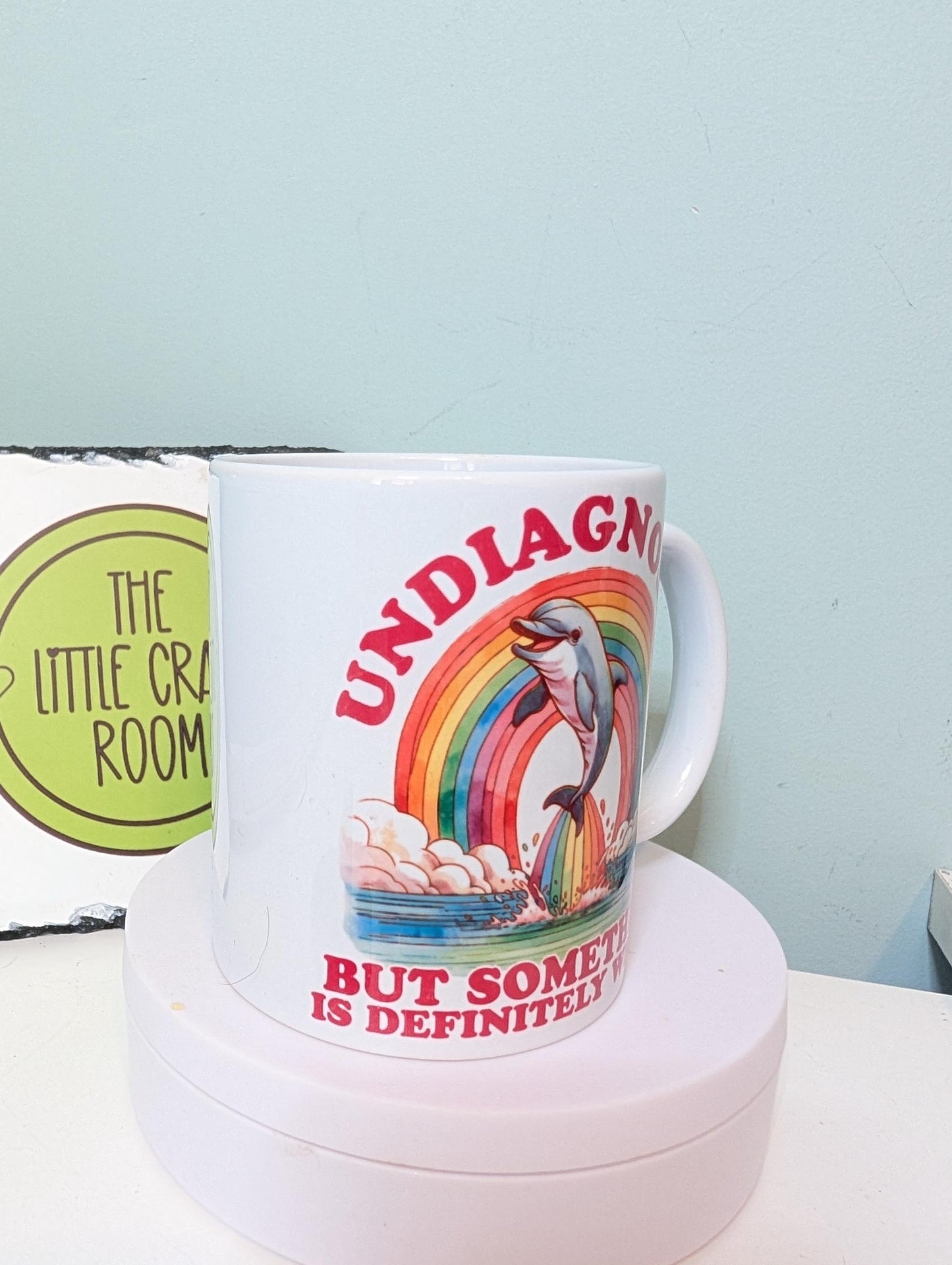 Neurodivergent Humor Coffee Mug: Easily Distracted ADHD Brain Joke