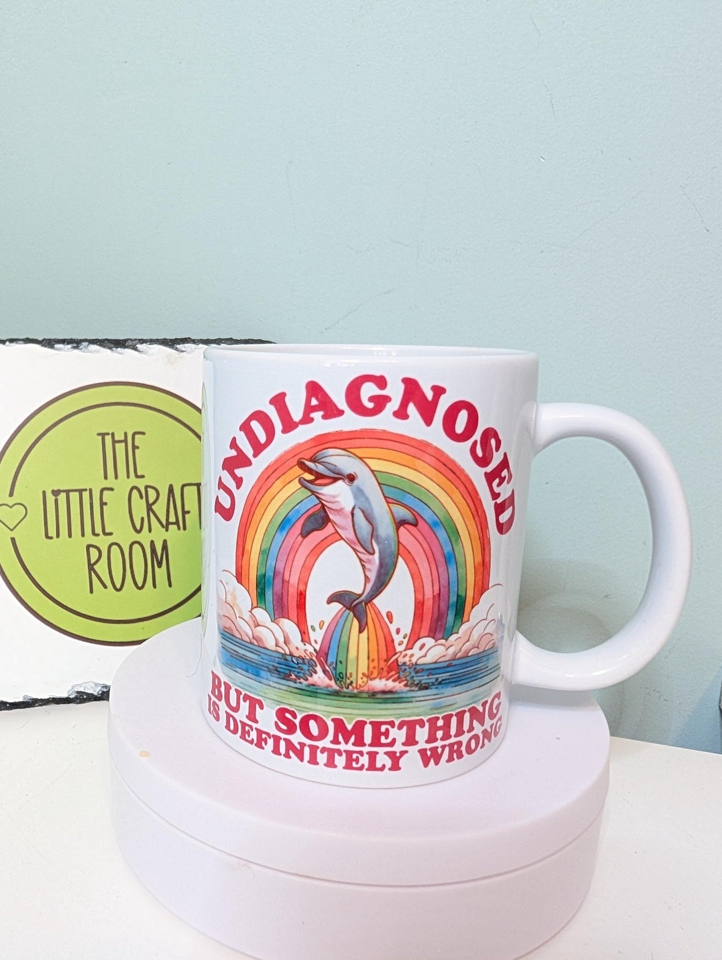 Neurodivergent Humor Coffee Mug: Easily Distracted ADHD Brain Joke