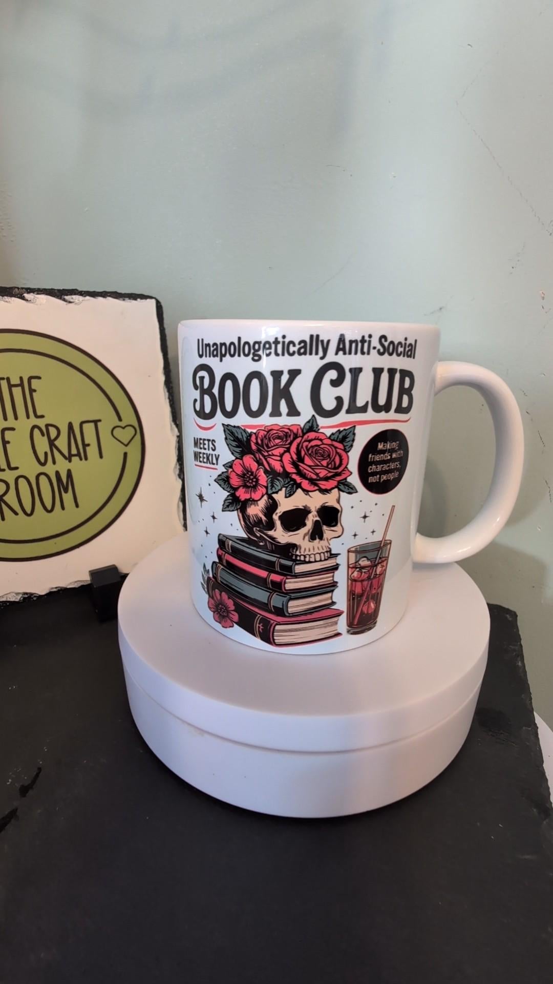 Anti-Social Book Lover mug
