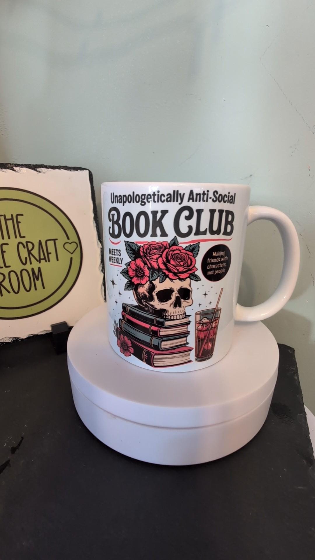 Anti-Social Book Lover mug