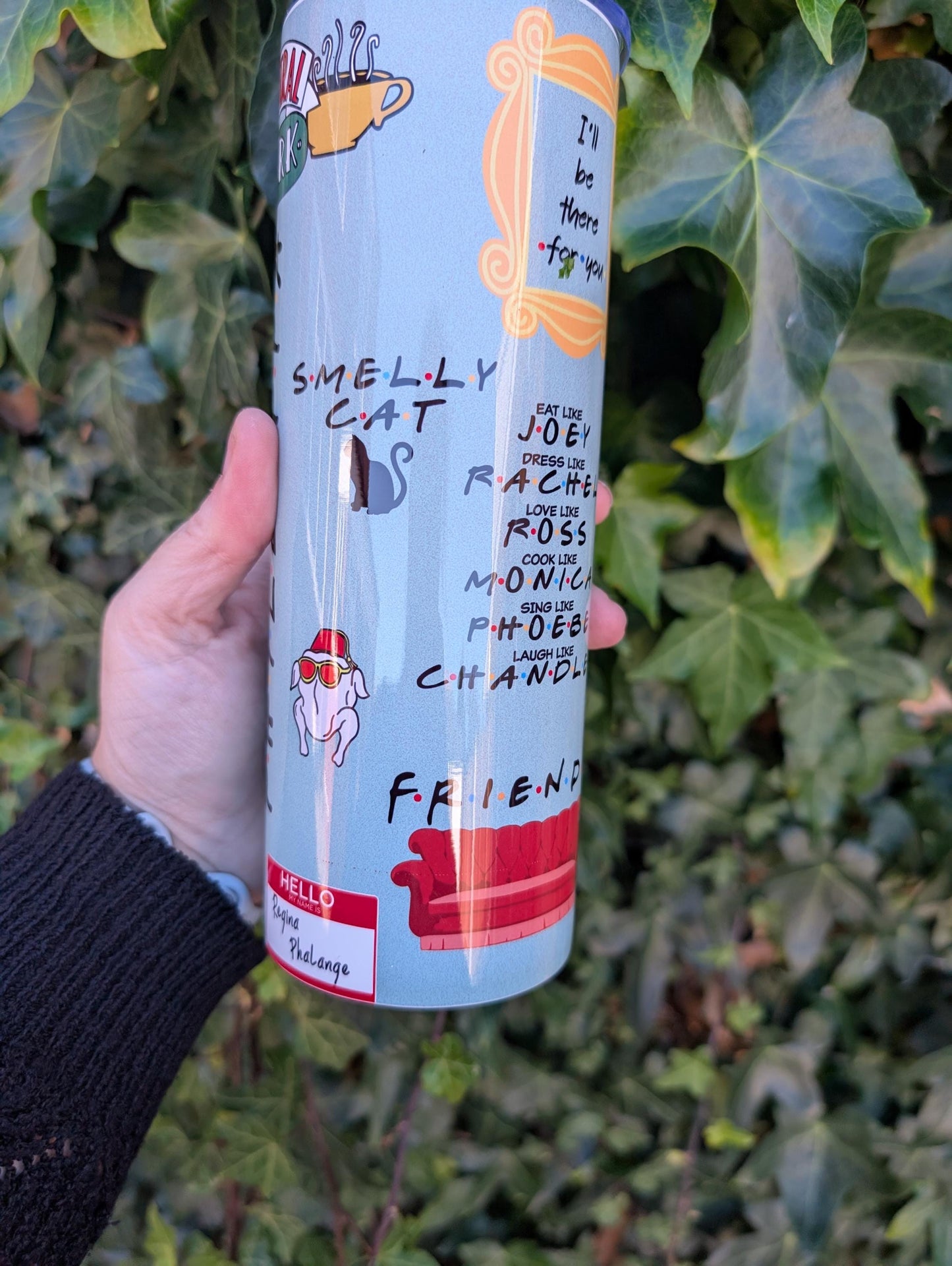 Personalised Friends TV Show Tumbler, 20oz Stainless Steel Cup