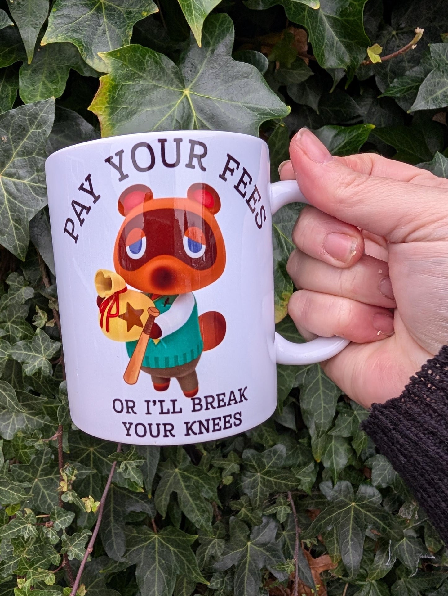 Pay your fees Tom Nook Animal crossing mug