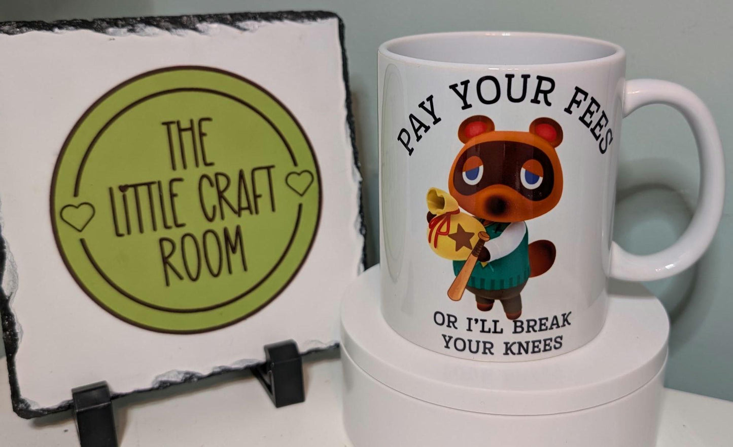 Pay your fees Tom Nook Animal crossing mug