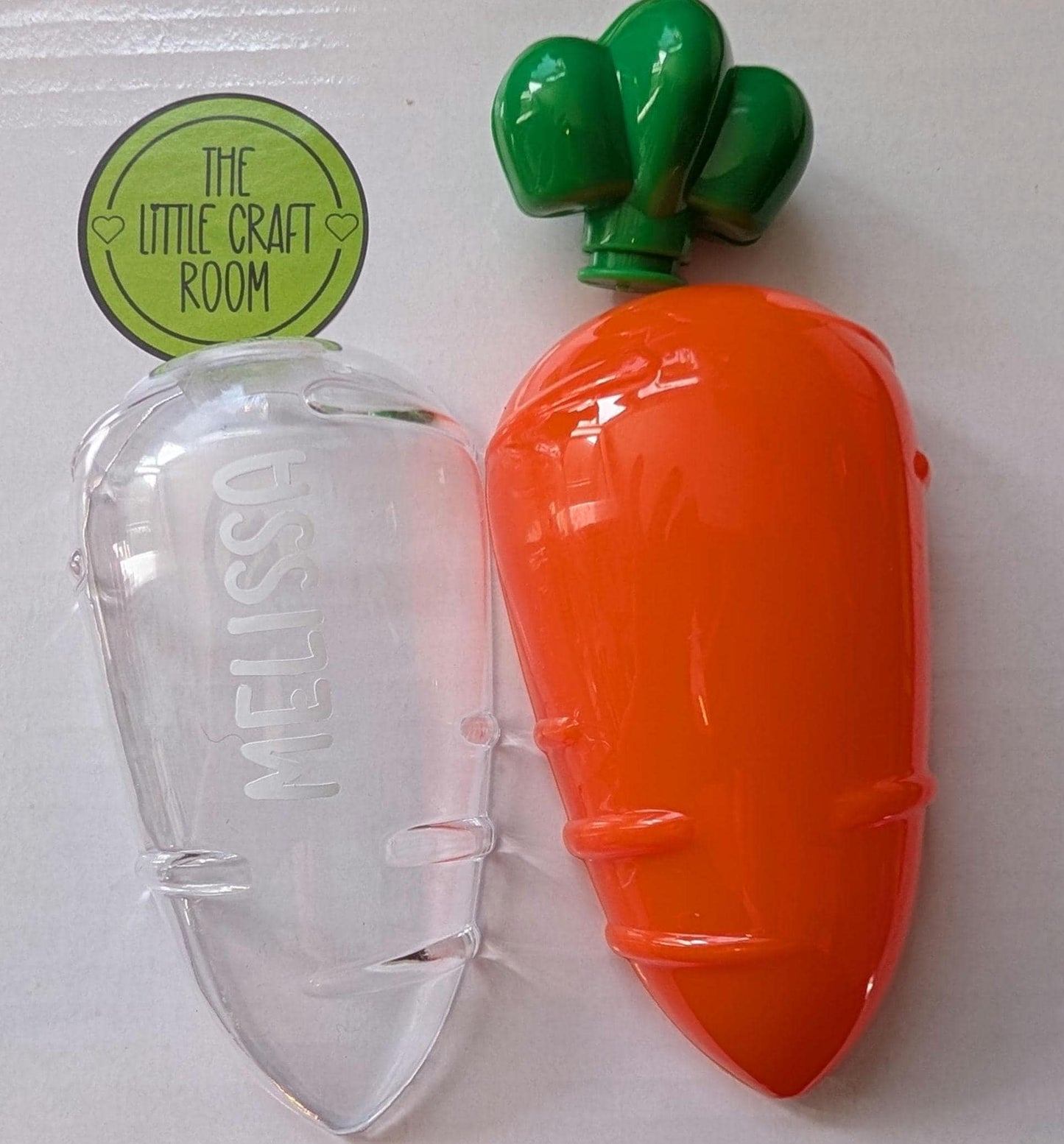 Personalised Carrot Treat Container| Easter Gift| Gift Box| Easter Treats| Easter Carrot| Fillable Easter Carrot
