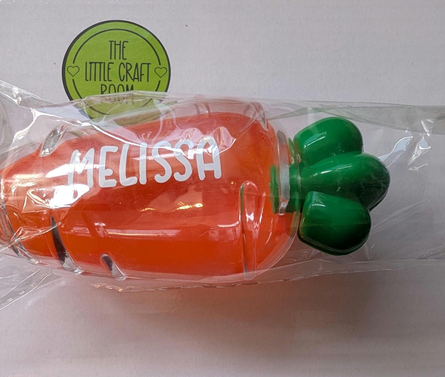 Personalised Carrot Treat Container| Easter Gift| Gift Box| Easter Treats| Easter Carrot| Fillable Easter Carrot
