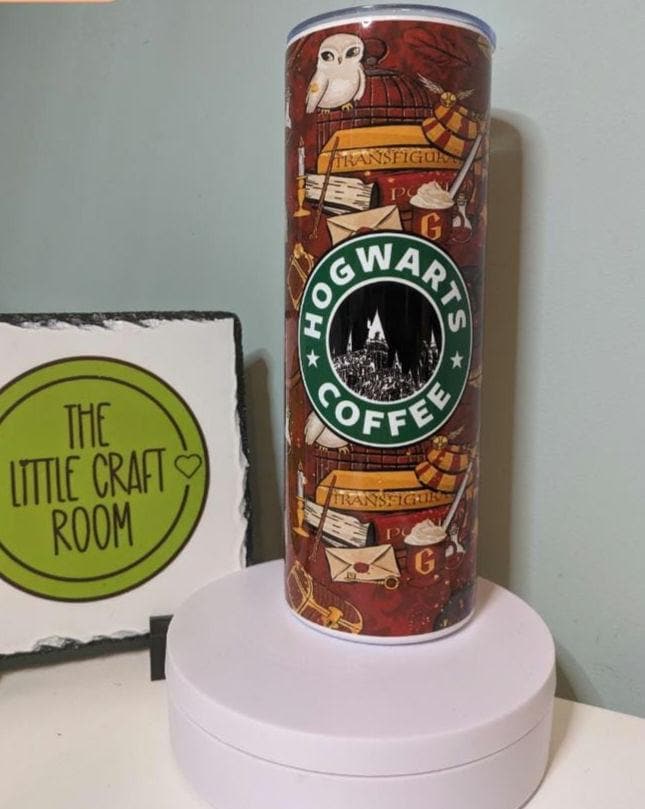 Wizards red tumbler 20oz, Stainless steel, coffee mug, Wizard unique gift, gift for her, gift for him, owl fan, express train Tumbler