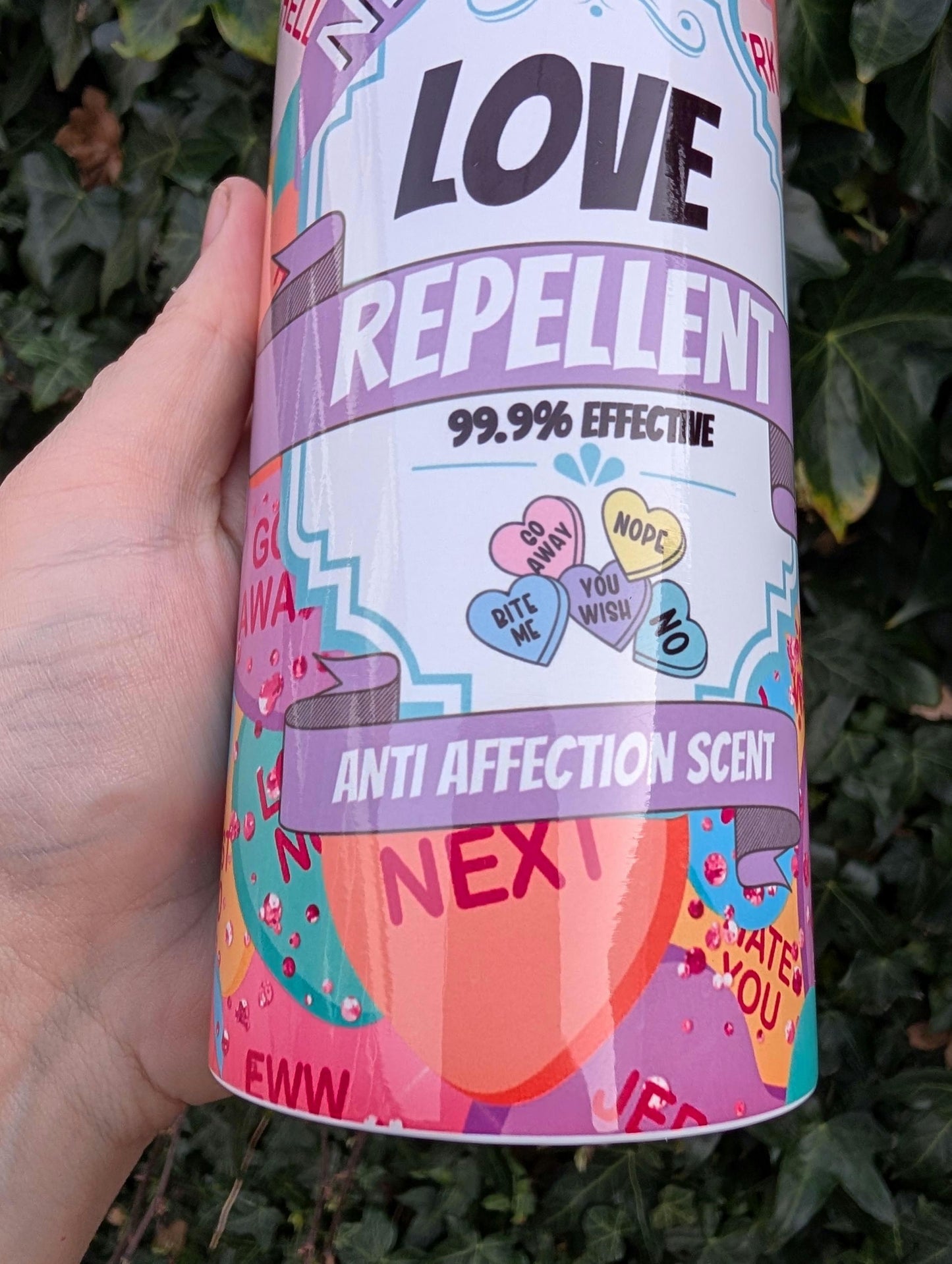 Funny Love Repellent Spray, Anti Valentine Gift Idea, Gag Gift for Friends, Breakup Humor, Novelty Prank Spray