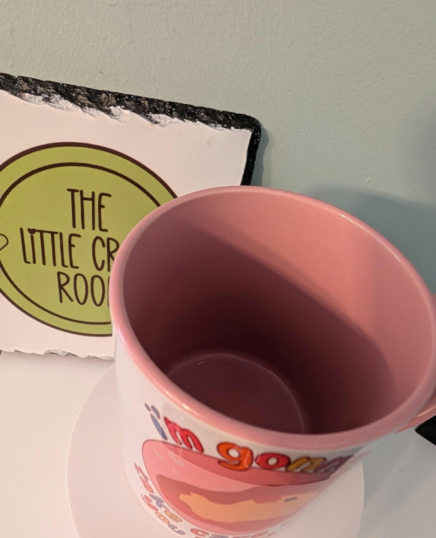 It's ok birdy. Nanalan. Double sided design. Pink mug. Funny meme mug. Best friend gift.