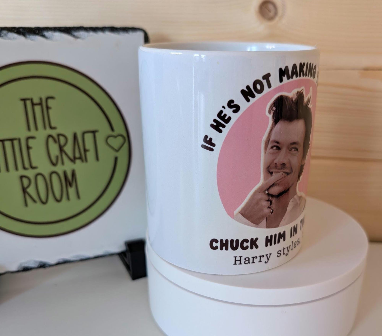 Chuck him in the bin Harry Styles mug