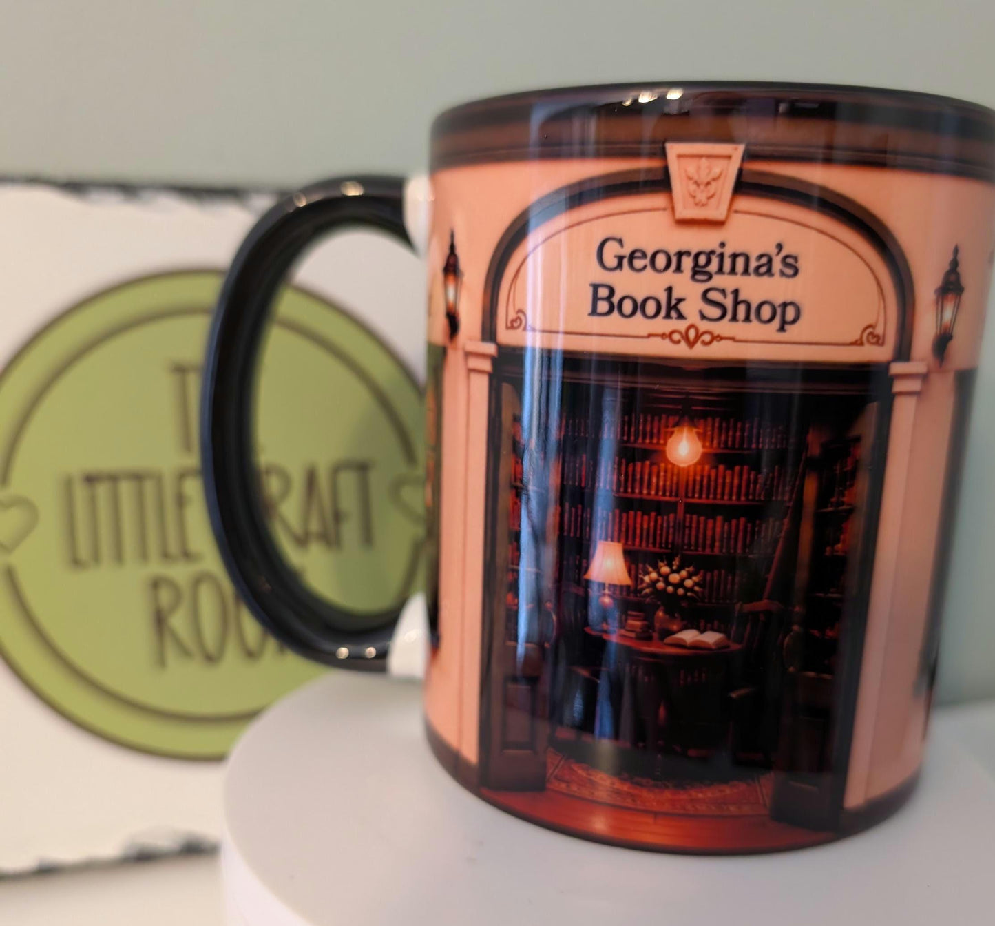 Personalised Bookshop Mug | Custom Book Lover Gift | Cosy Bookstore Coffee Cup | Reader Gift | Bookworm Mug