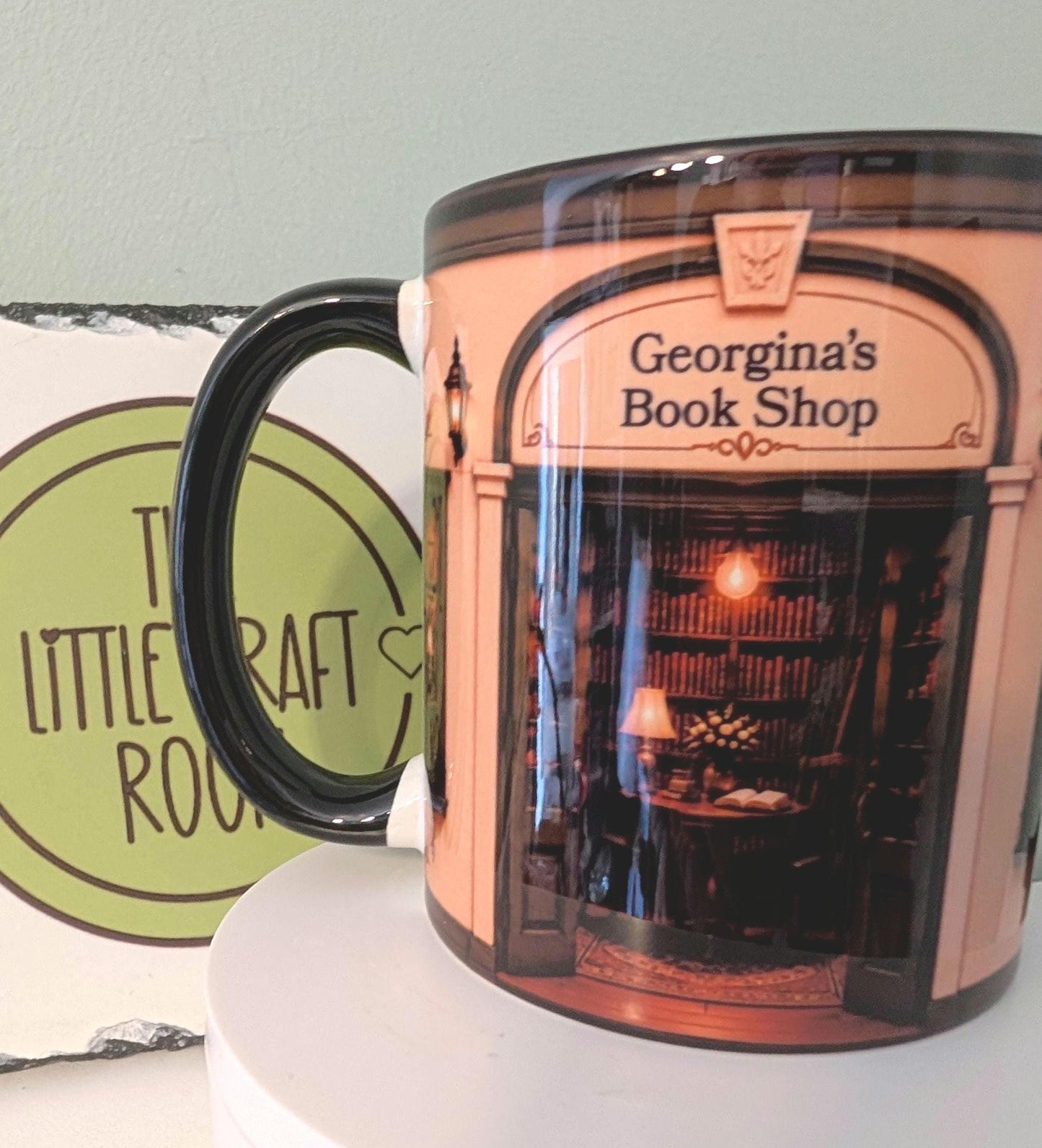Personalised Bookshop Mug | Custom Book Lover Gift | Cosy Bookstore Coffee Cup | Reader Gift | Bookworm Mug
