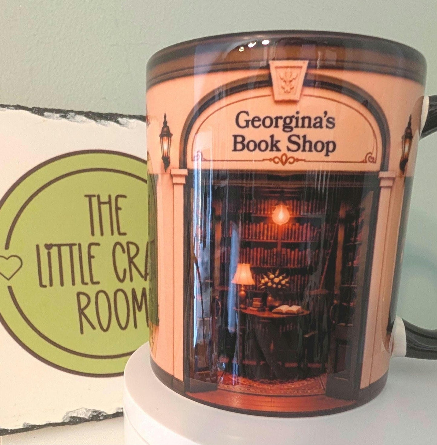 Personalised Bookshop Mug | Custom Book Lover Gift | Cosy Bookstore Coffee Cup | Reader Gift | Bookworm Mug