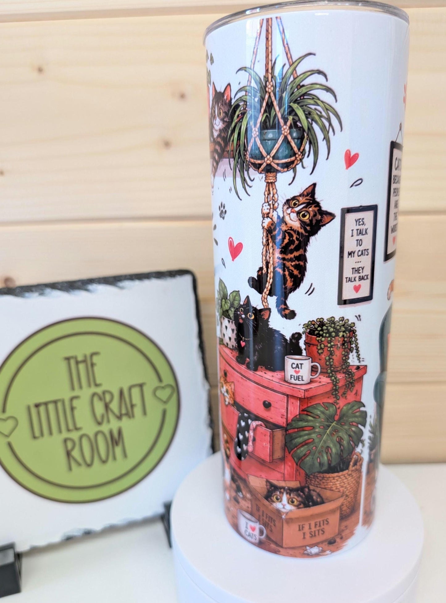 20oz Crazy cat lady – Stainless Steel Insulated Travel Mug