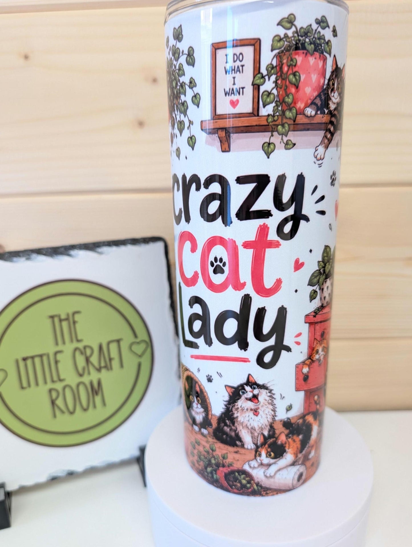 20oz Crazy cat lady – Stainless Steel Insulated Travel Mug