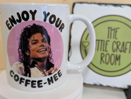 Coffee Hee MJ inspired Mug