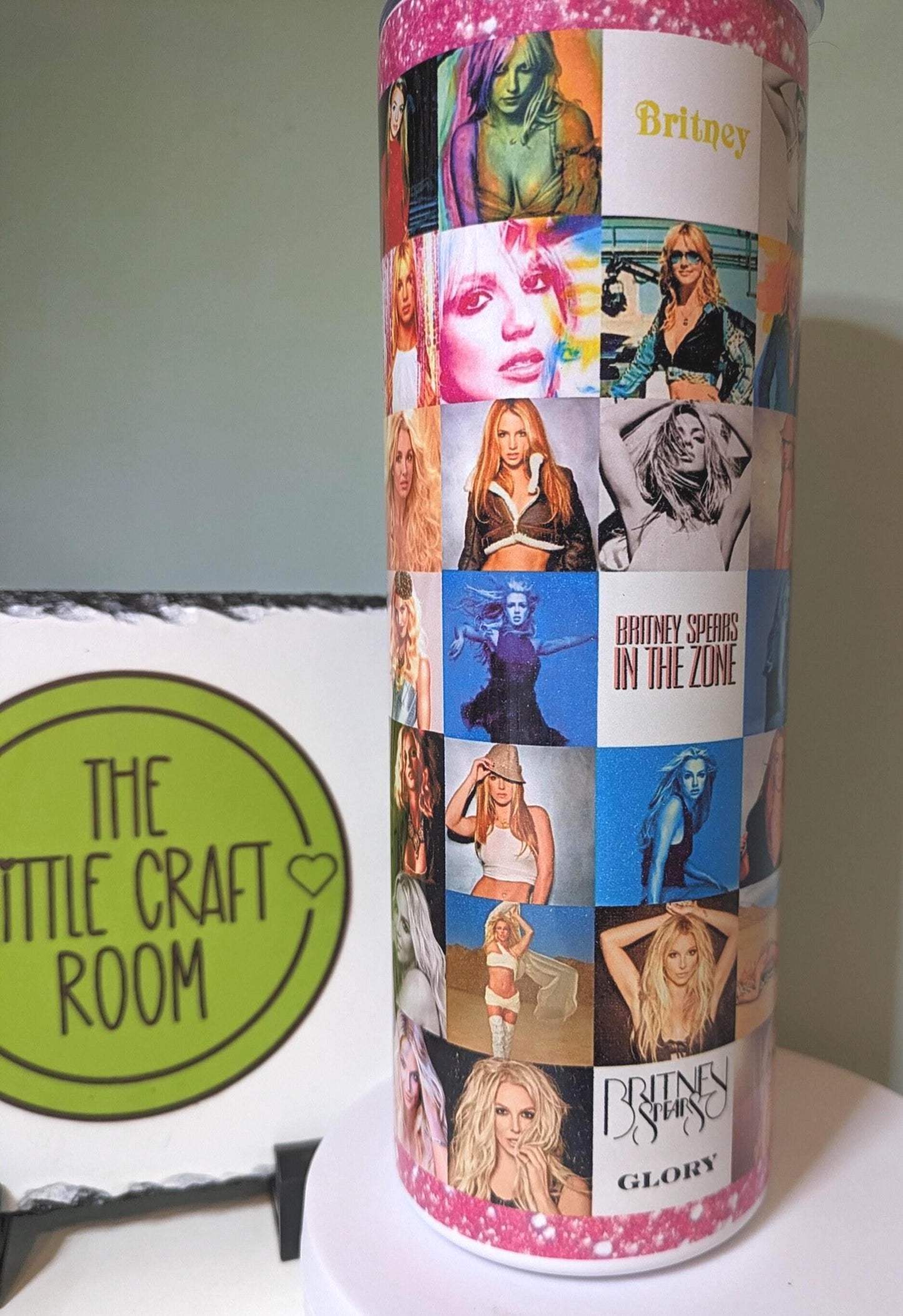 Y2K Britney Spears Stainless Steel Tumbler – 20oz Pop Princess Fan Gift