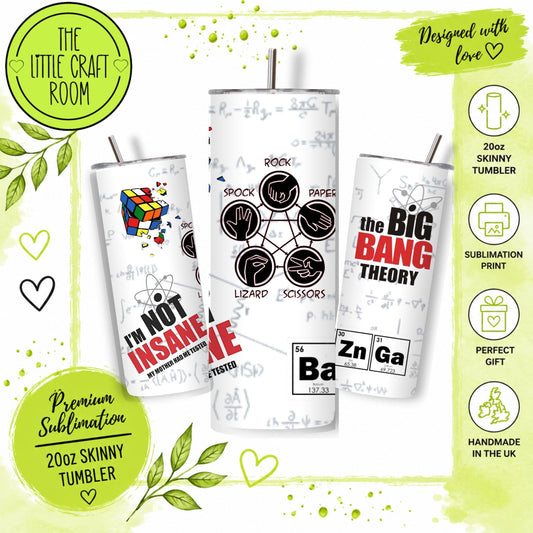 Big Bang Theory Equation  20oz tumbler