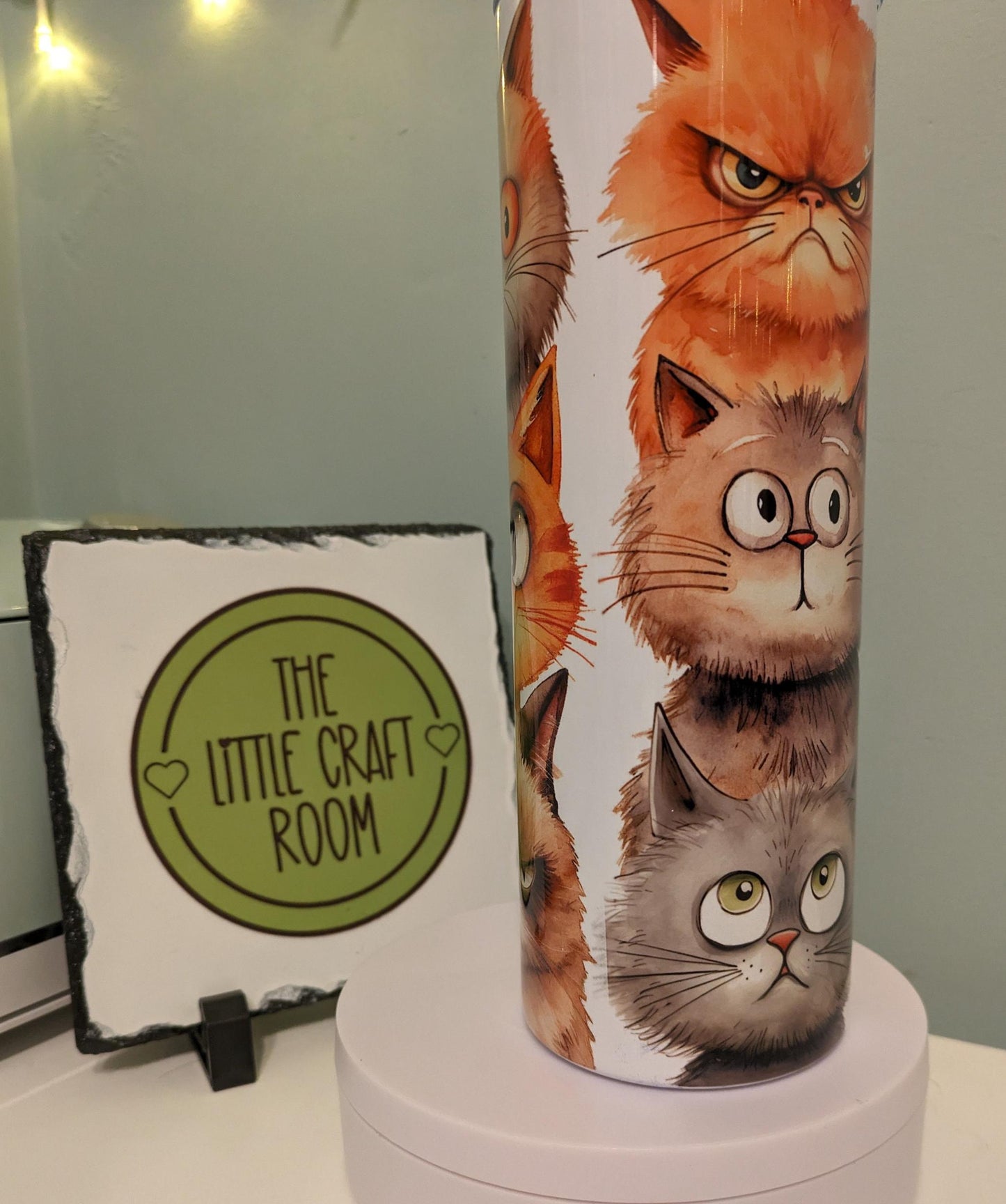 Crazy Cat Lady 20oz Tumbler, Stainless Steel Travel Cup, Gift