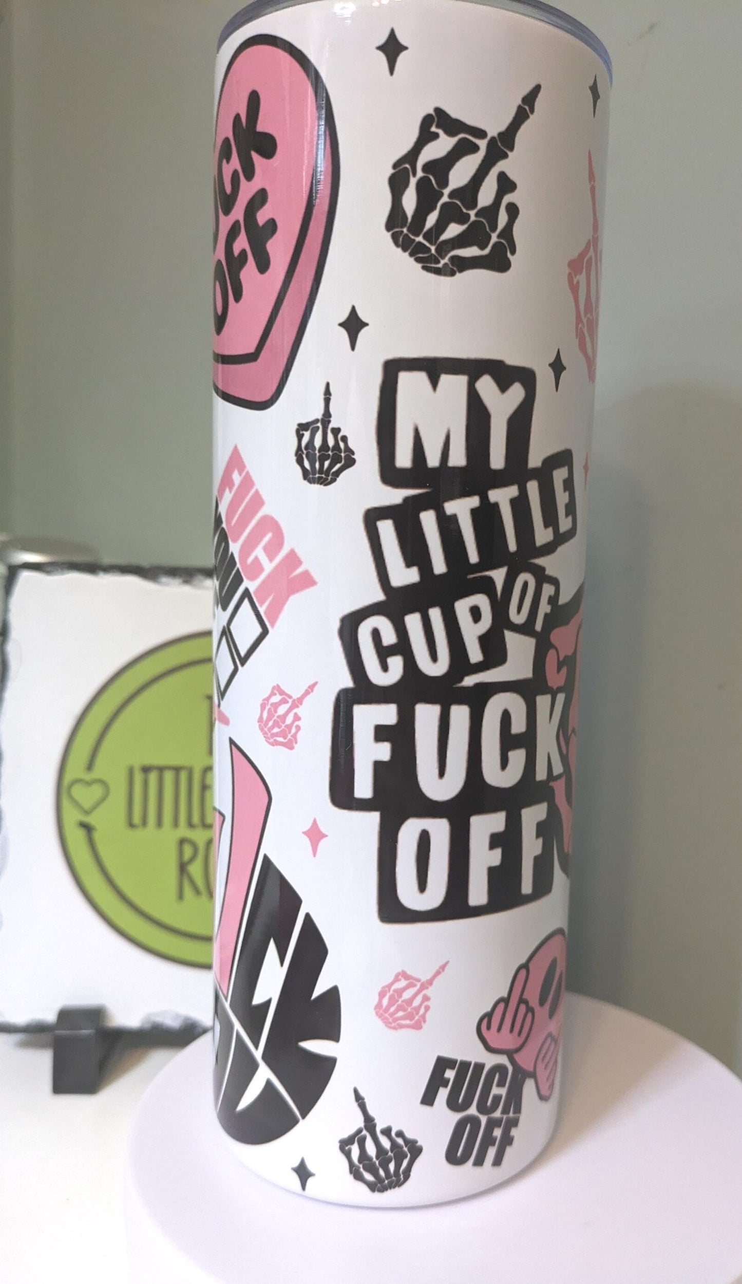 Sweary Tumbler, Rude Best Friend Gift, 20oz Insulated Travel Cup