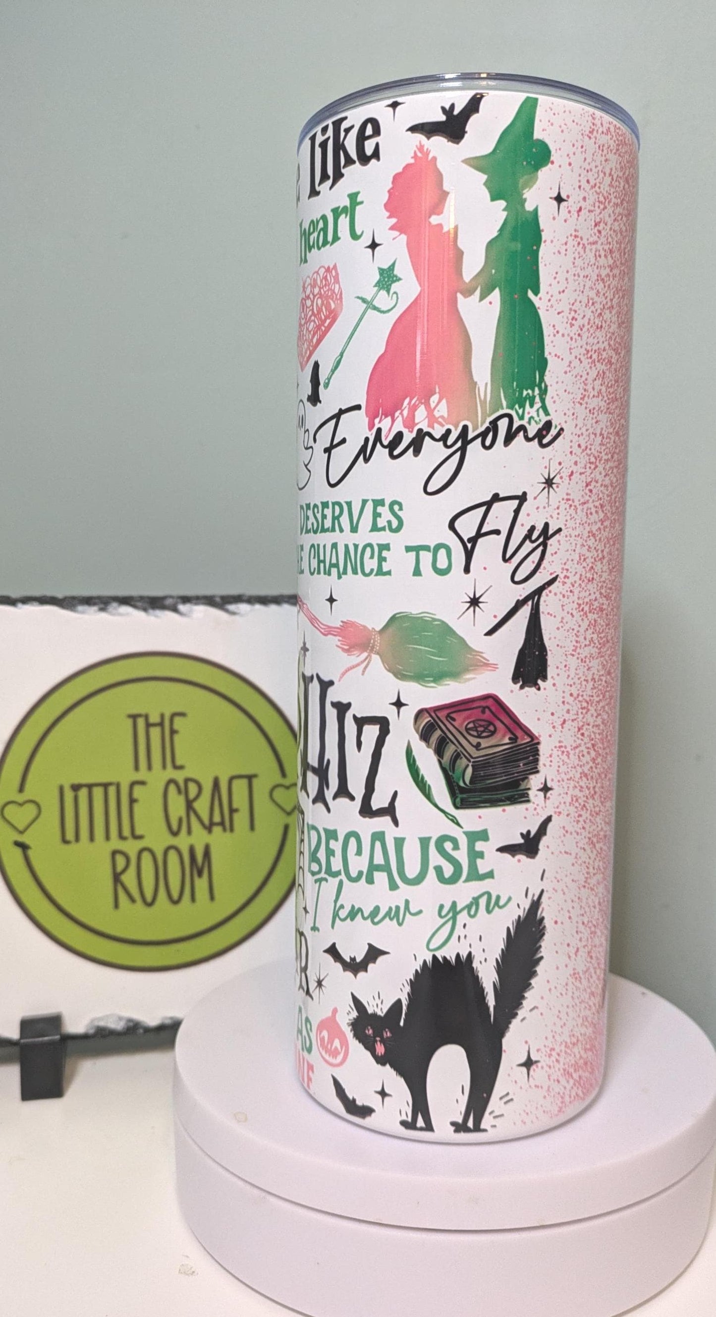 Wicked Inspired Tumbler, Personalised 20oz Stainless Steel Travel Cup