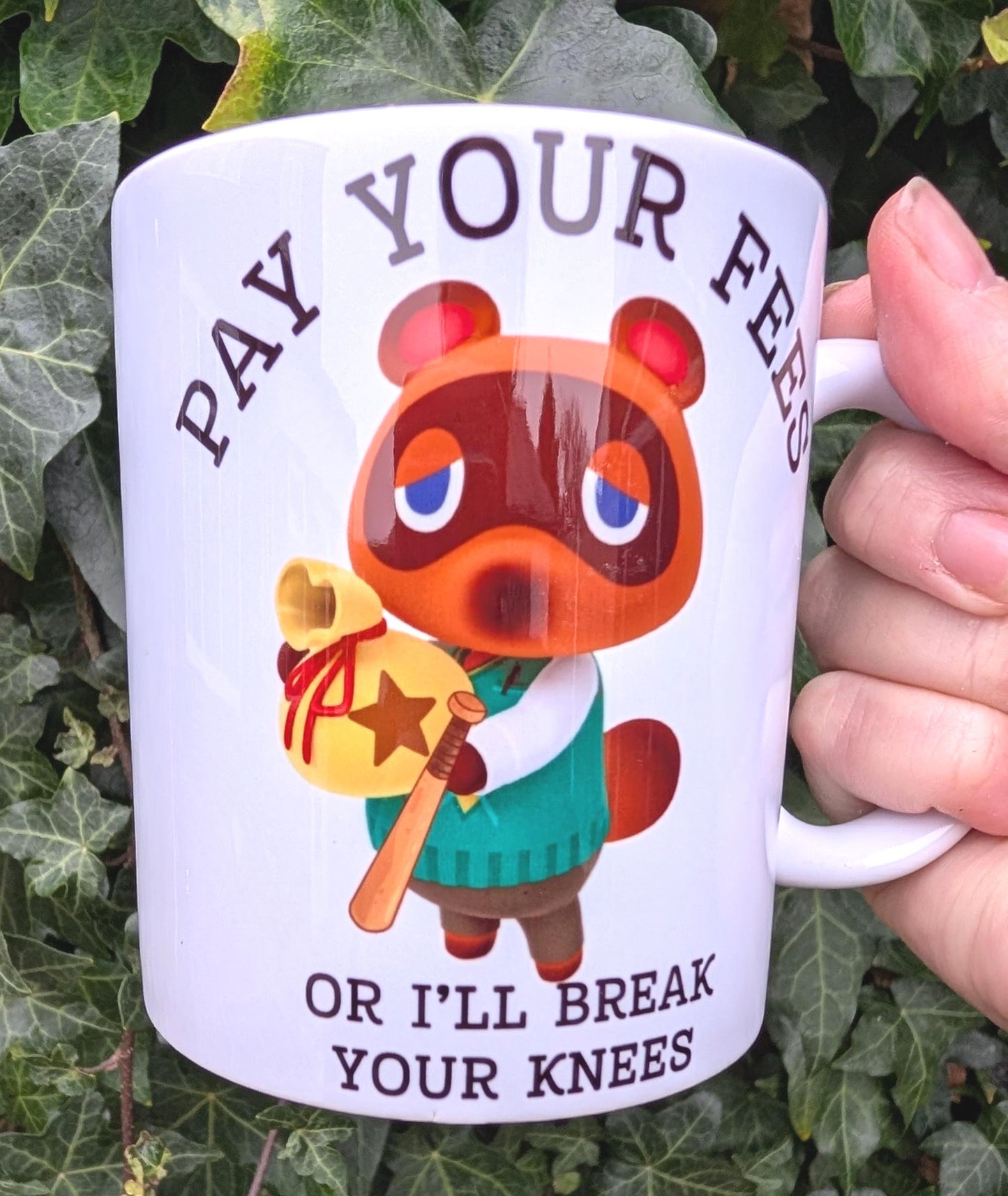 Tom Nook Animal Crossing Pay your fees mugs