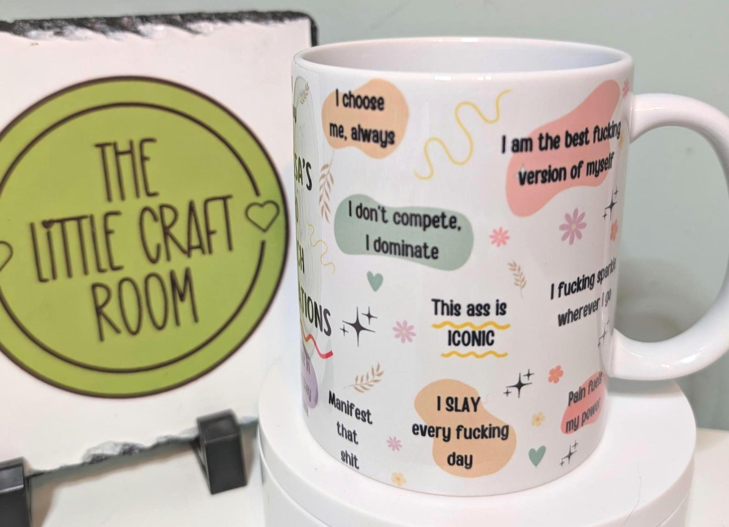 Personalised Bad Bitch Affirmations Mug