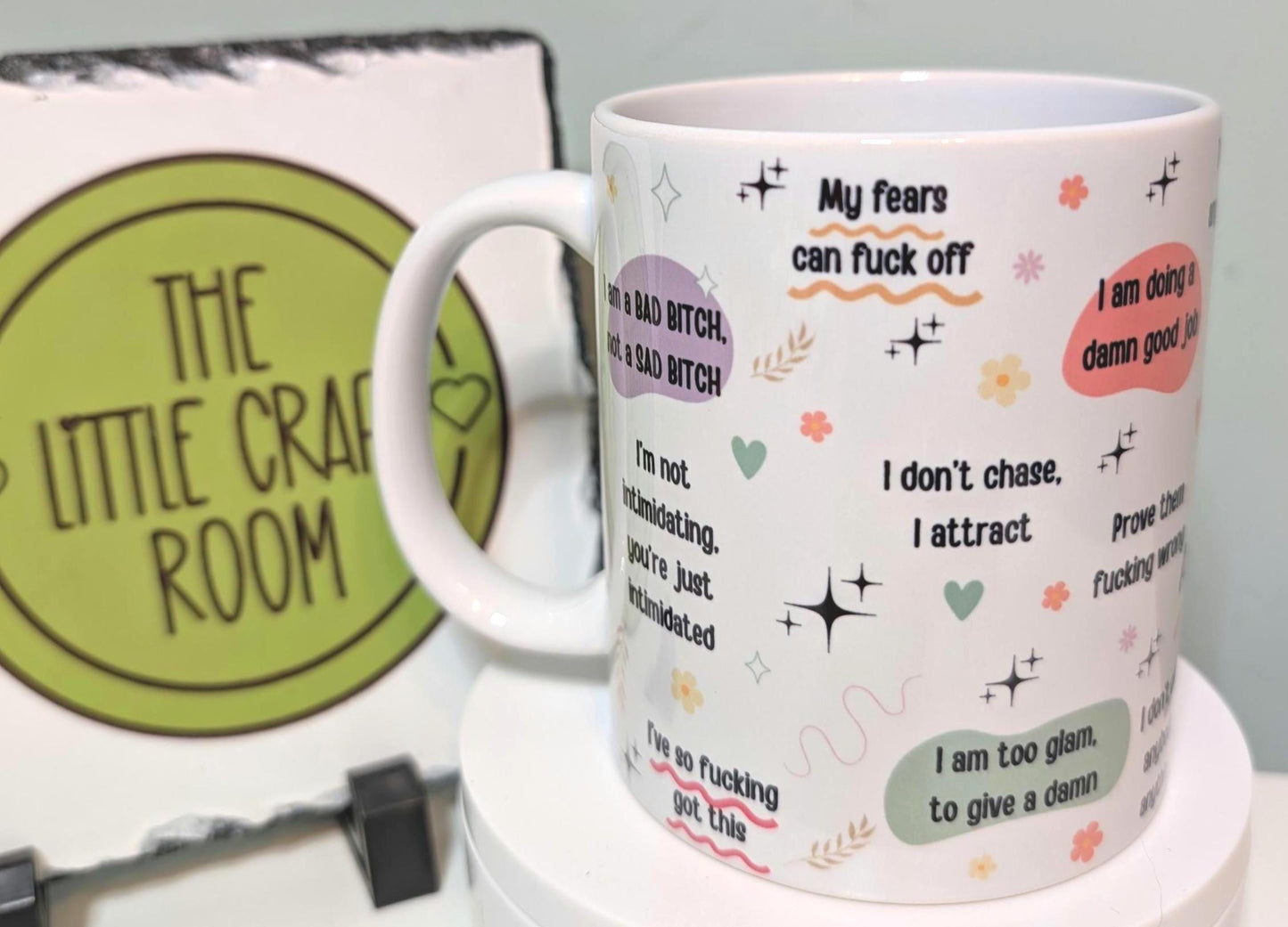 Personalised Bad Bitch Affirmations Mug