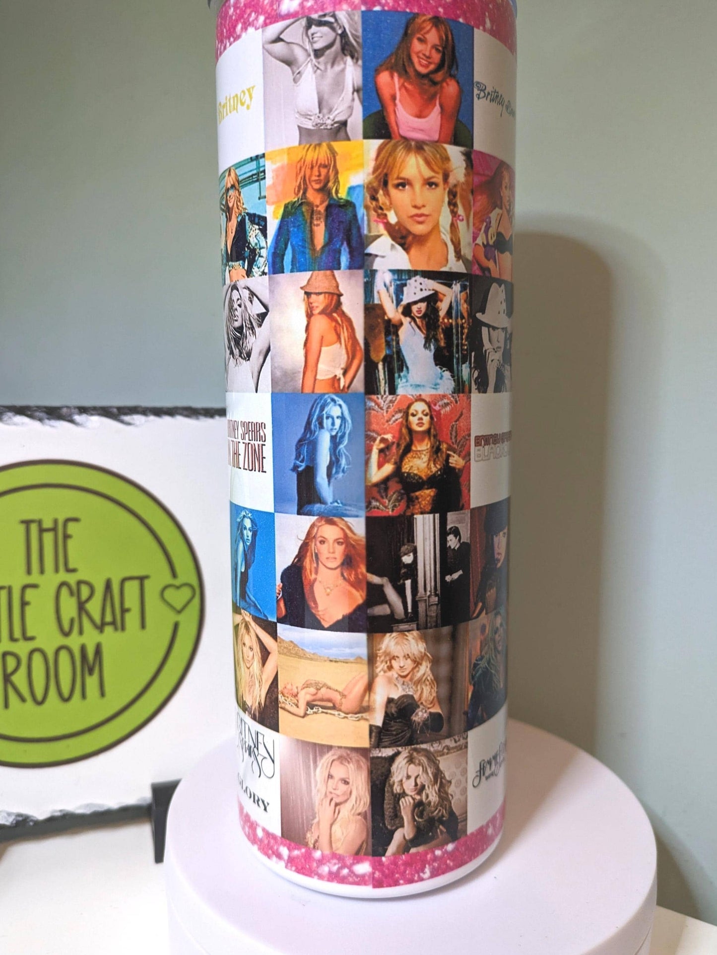 Y2K Britney Spears Stainless Steel Tumbler – 20oz Pop Princess Fan Gift