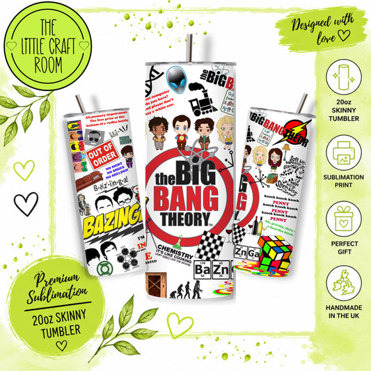 Big Bang Theory cartoon  20oz tumbler