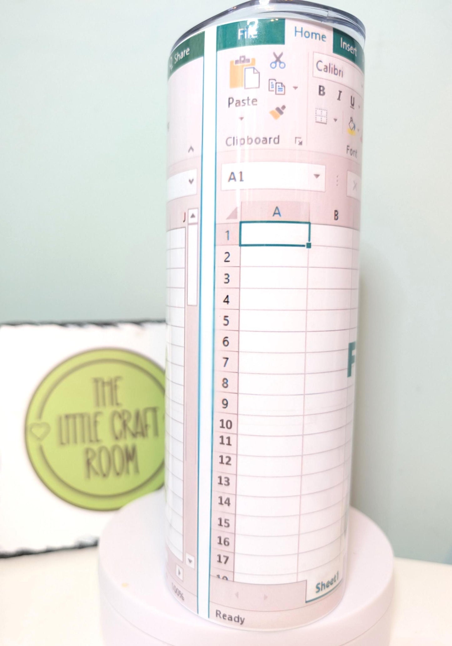 Freak in the Sheets Tumbler, Funny Spreadsheet 20oz Travel Cup