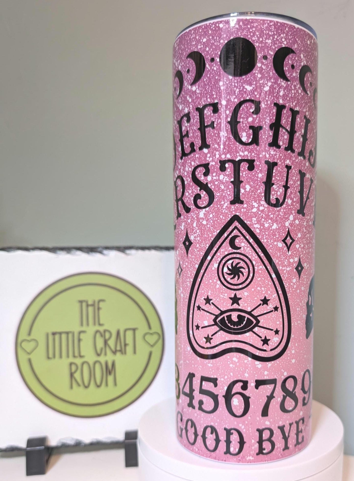 Pink Spirit Board Tumbler, Gothic 20oz Insulated Travel Cup