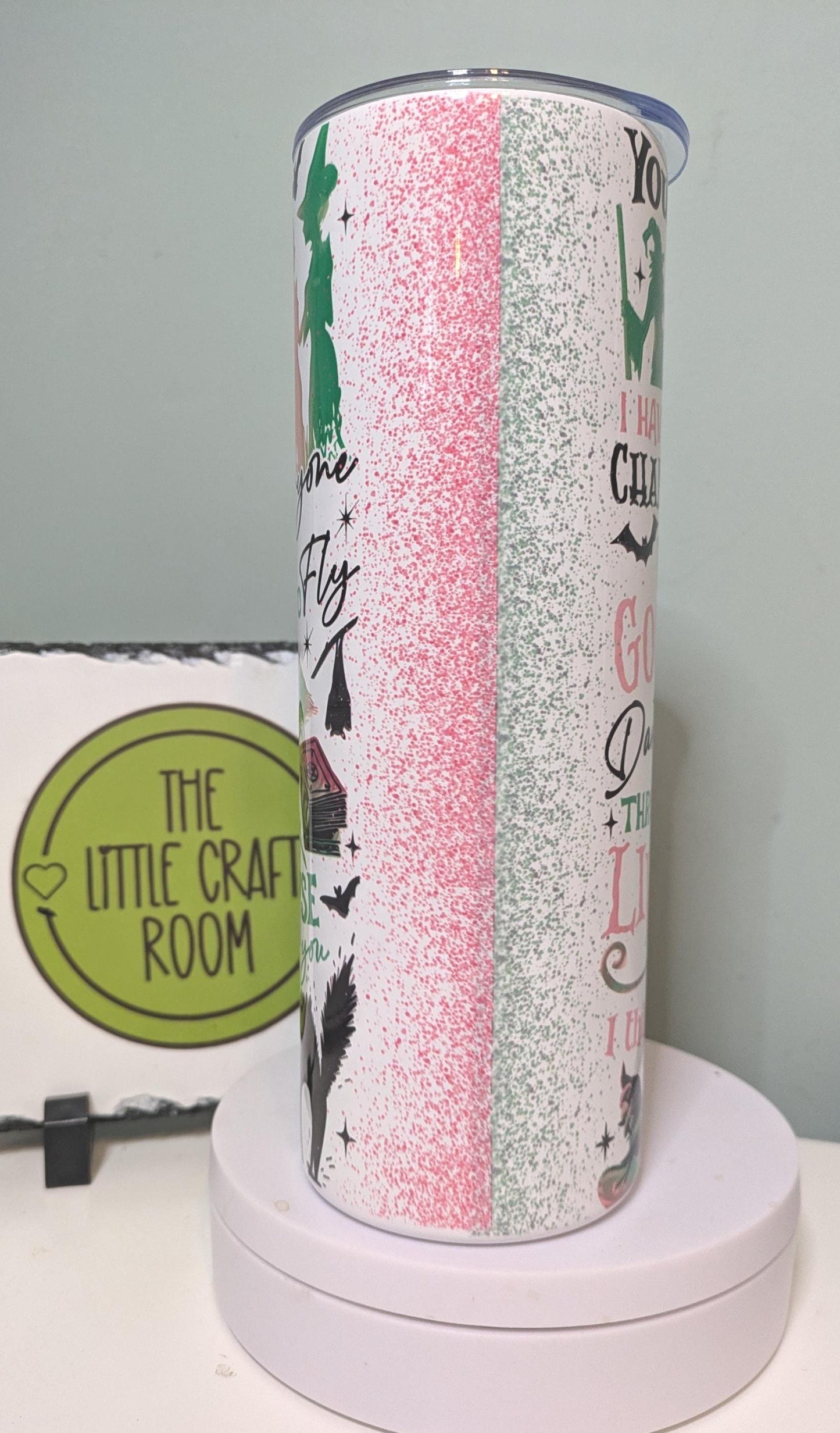 Wicked Inspired Tumbler, Personalised 20oz Stainless Steel Travel Cup