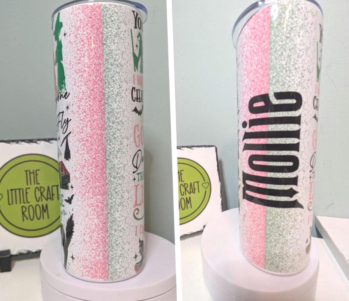 Wicked Inspired Tumbler, Personalised 20oz Stainless Steel Travel Cup