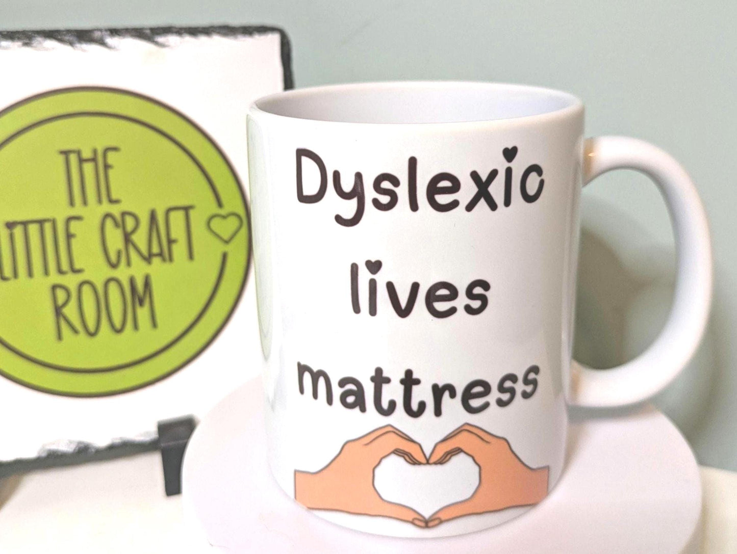 Dyslexic Lives Mattress dyslexia Mug