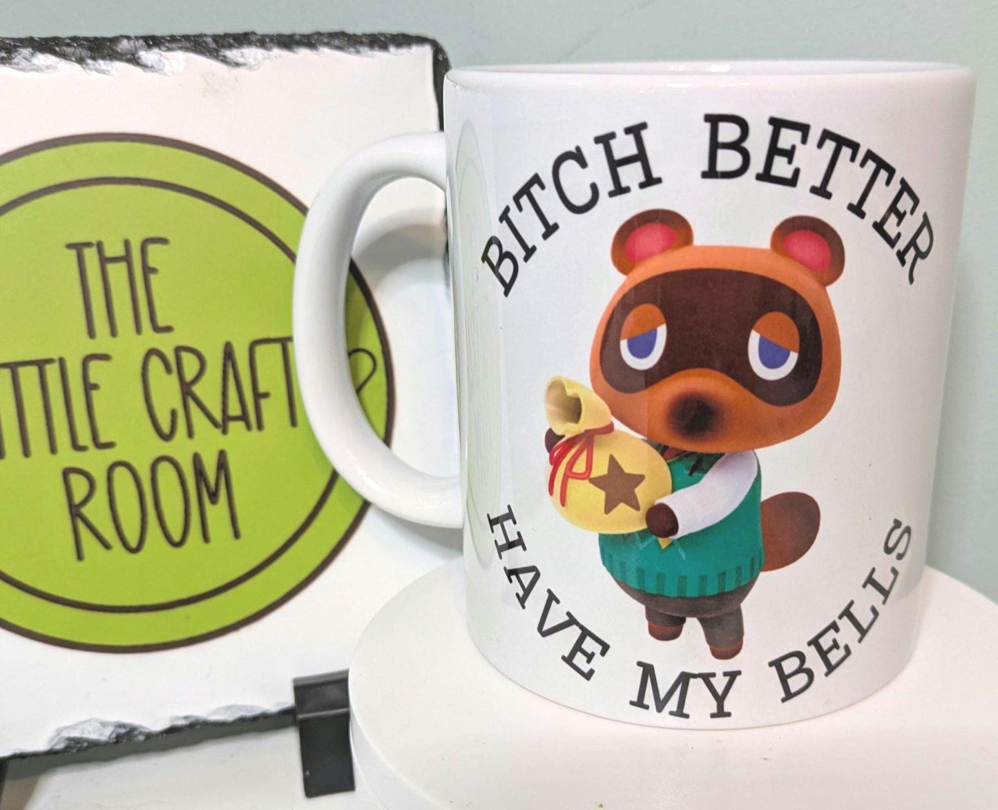 Tom Nook Animal Crossing Bitch Mug