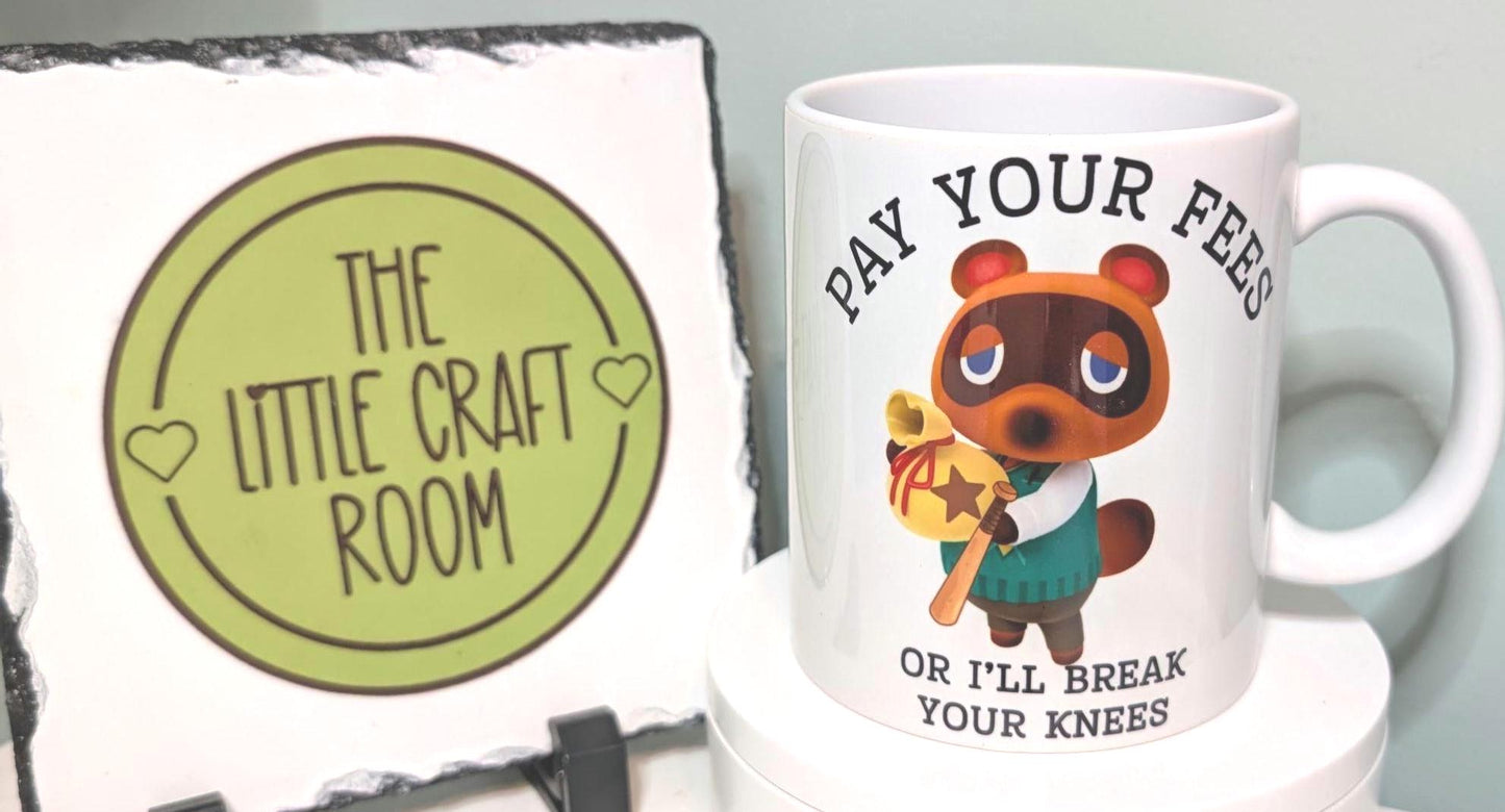 Tom Nook Animal Crossing Pay your fees mugs