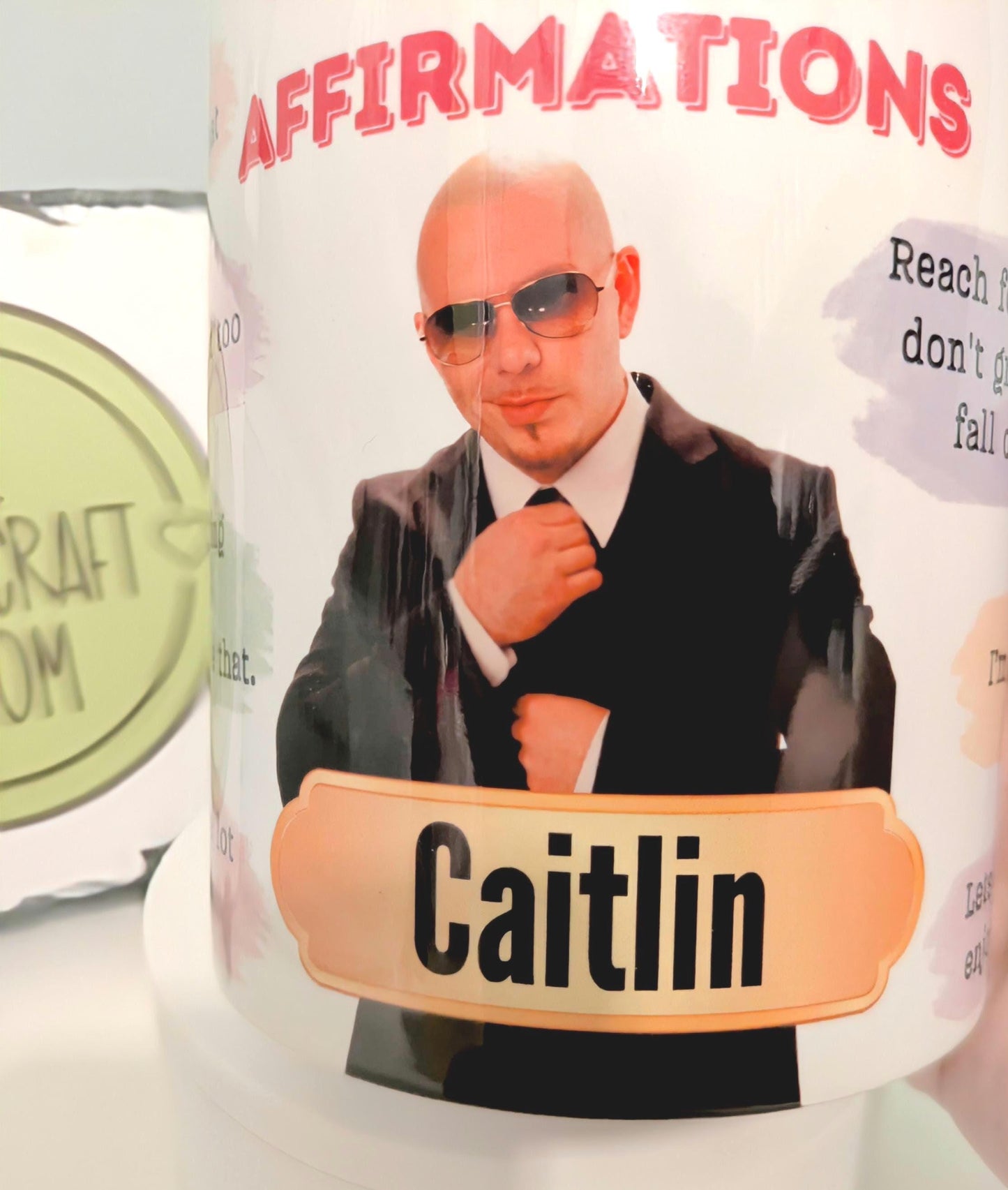 Personalised Pitbull Affirmations V1 Mug