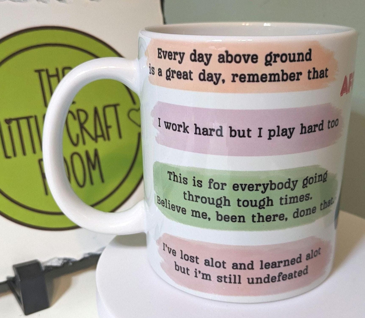 Personalised Pitbull Affirmations V2 Mug