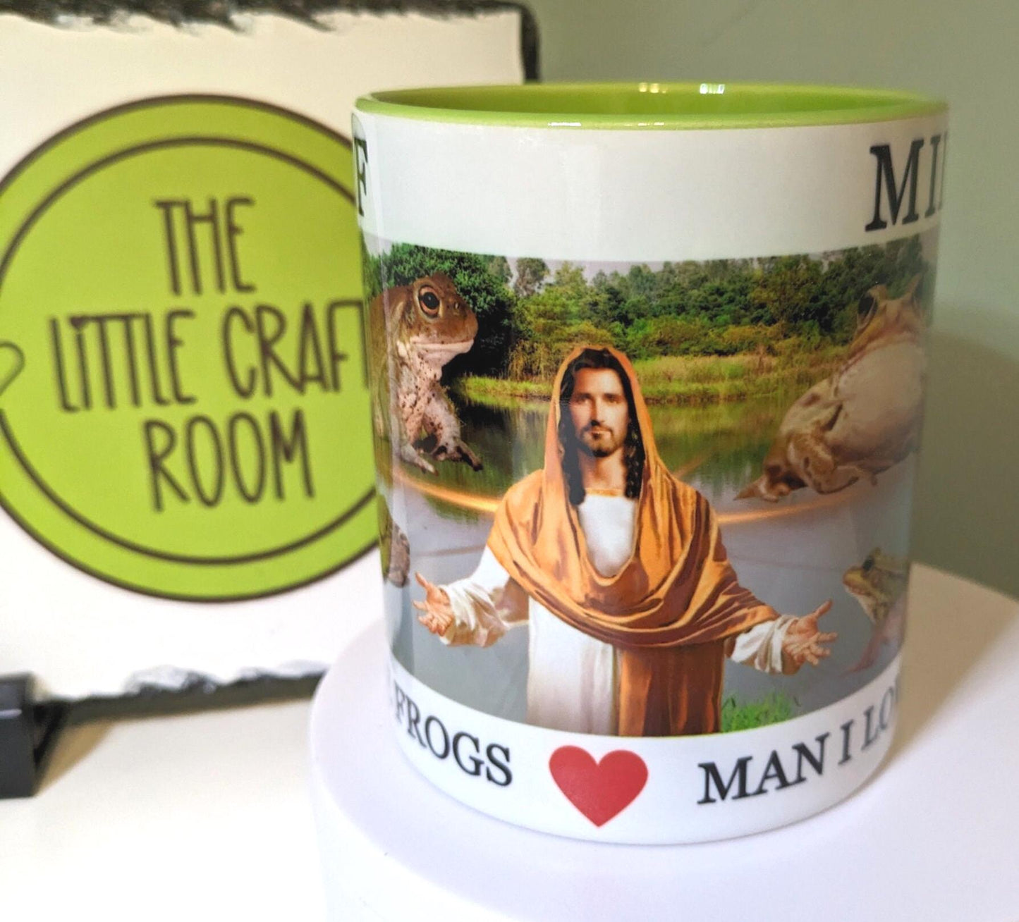 Frog Ceramic Mug, MILF Meme Gift