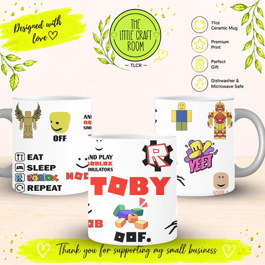 Personalised Roblox Mug