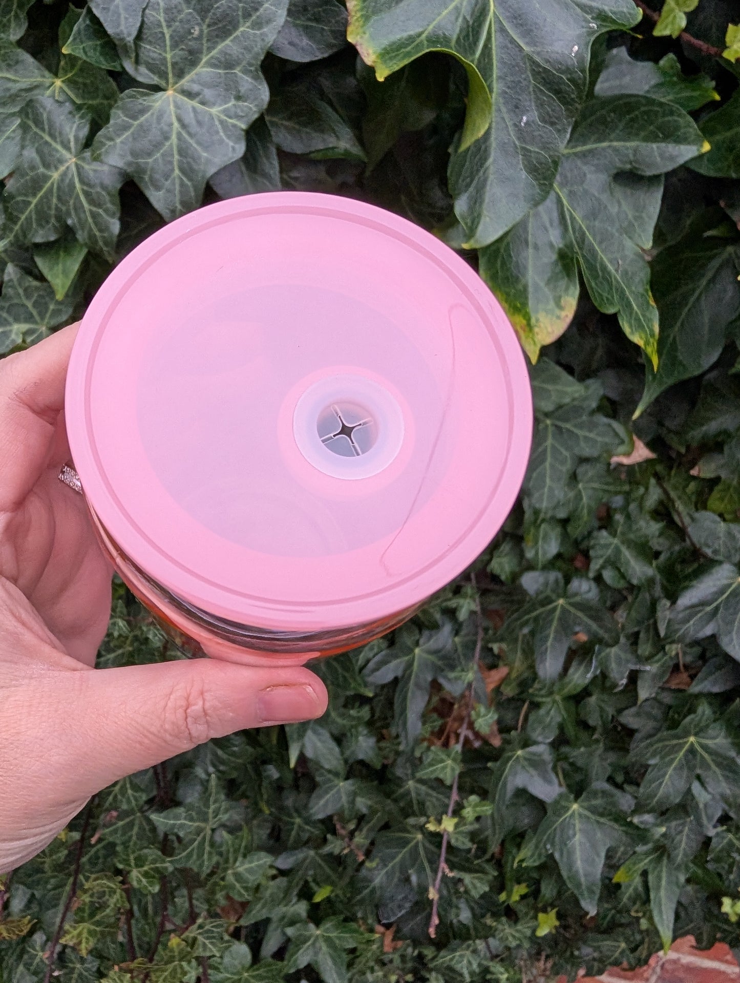 16oz Transparent Acrylic Coloured Plastic Beer Can with Plastic Lid and Straw