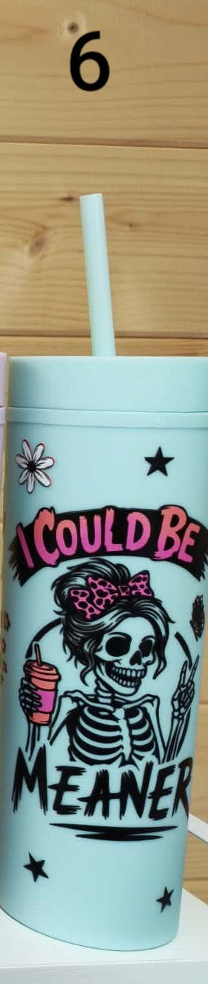 Week 1 – Plastic Skinny Tumblers