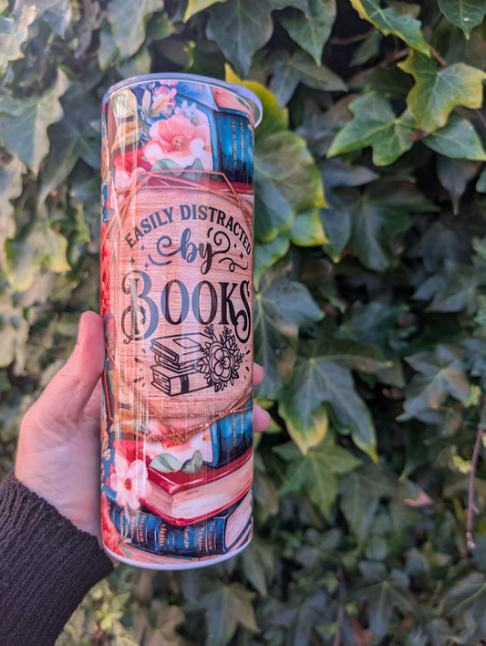 Easily Distracted by Books 20oz Tumbler