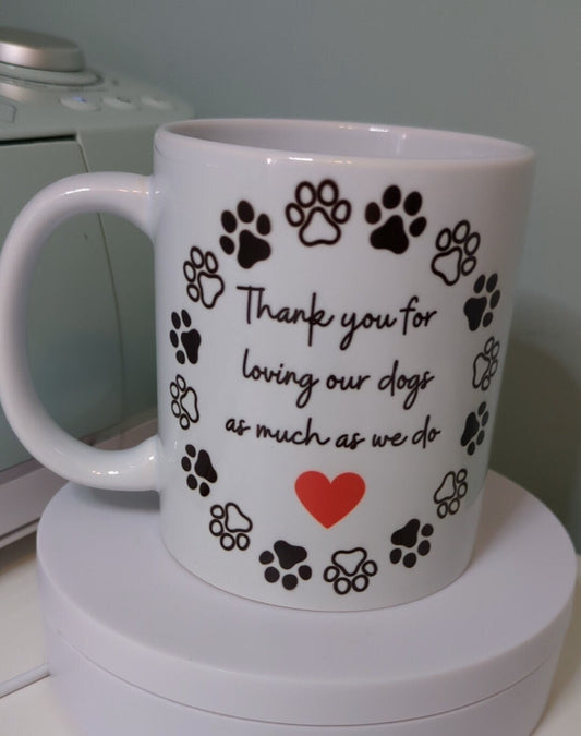 Dog walker Thank You mug