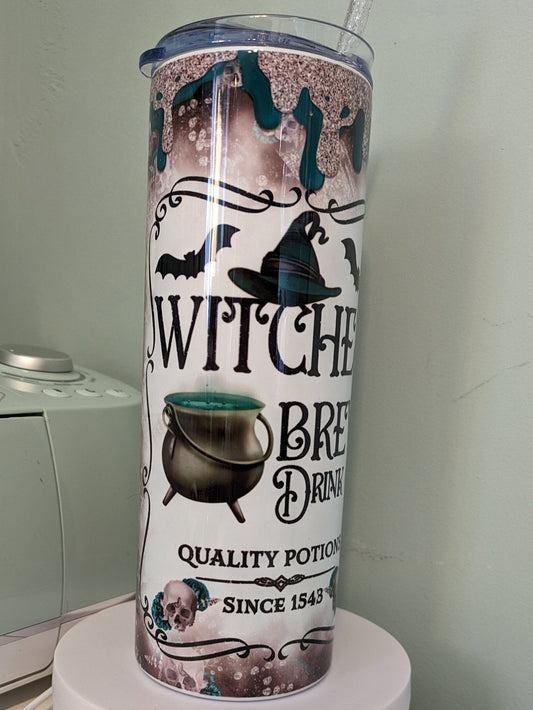 Tarot card cat skinny tumbler